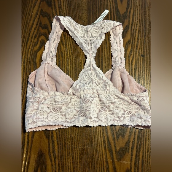 INTIMATELY Free People womens M galloon lace racerback bralette cottagecore boho - Picture 11 of 15